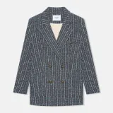 Blazer Dames Tweed Blauw Martin