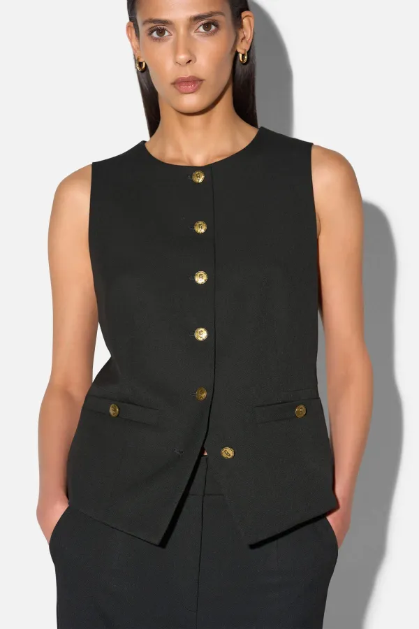Blazer Vest Dames Zwart Samson