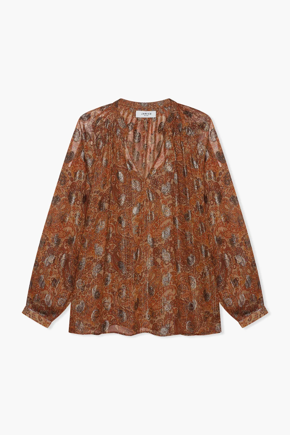 Blouse Dames Bruin Landon Paisley