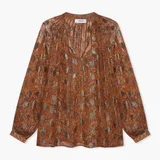 Blouse Dames Bruin Landon Paisley