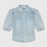 Blouse Dames Denim Pofmouw Lars 565