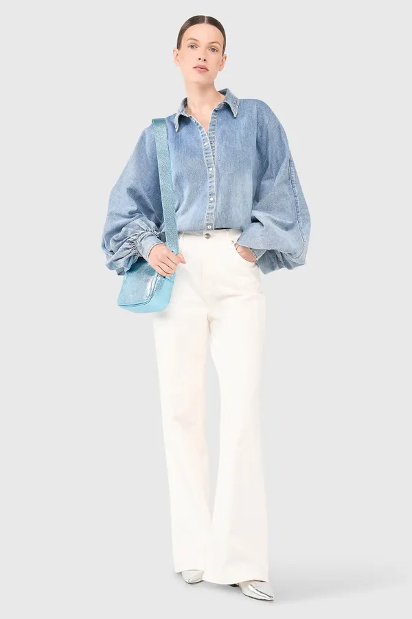 Stone Blouse Blue 277