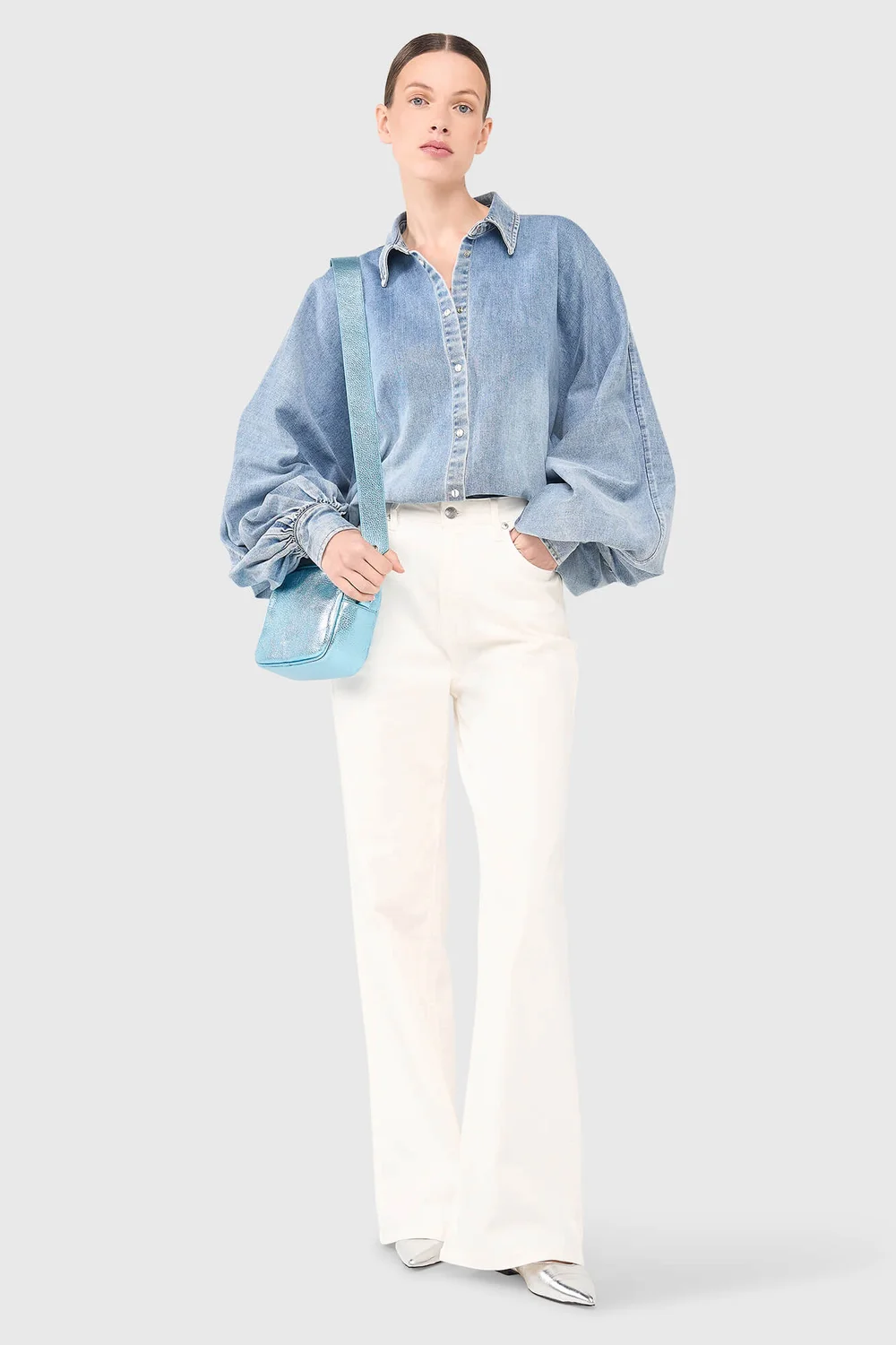 Stone Blouse Blue 277