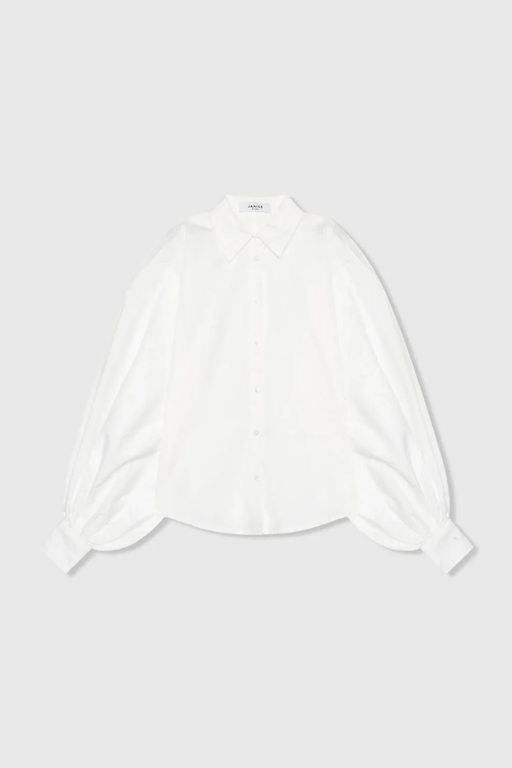 Women's Cotton Blouse, White, Stone Cut-Out