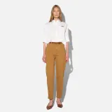 Blouse Dames Korte Mouw Katoen Wit Seattle