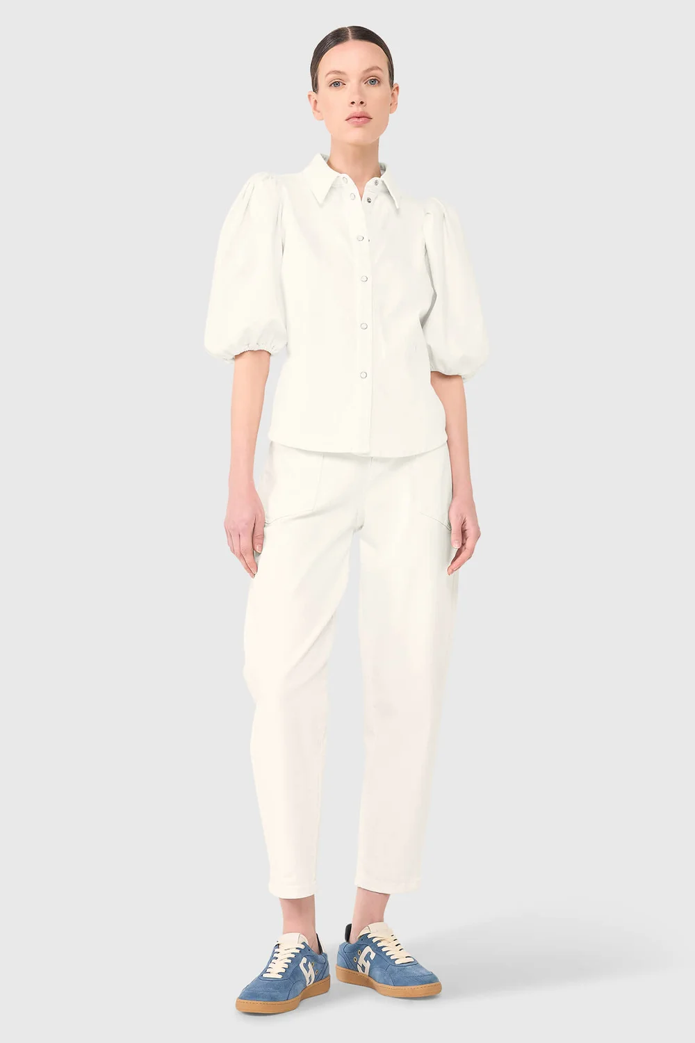 Stanley Blau Wildleder
