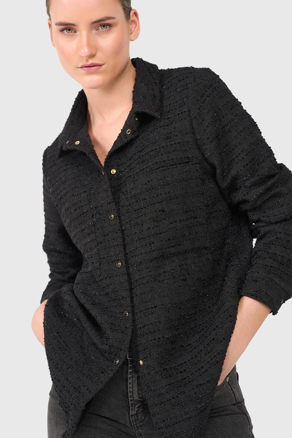 Shane Schwarz Tweed Lurex