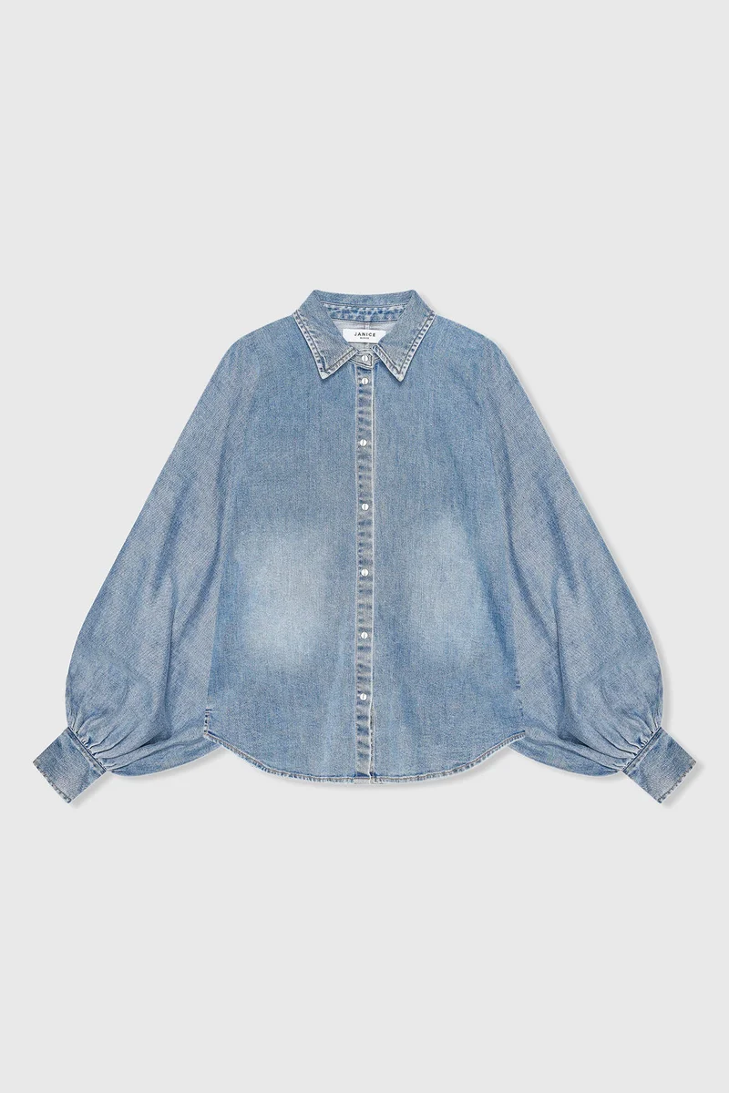 Stone Blouse Blue 277