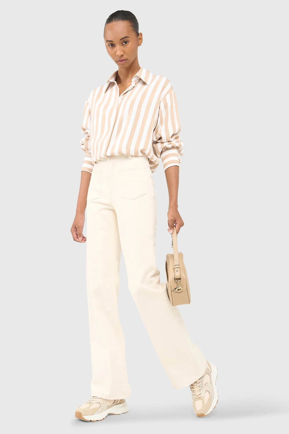 Ilan Blouse, Beige