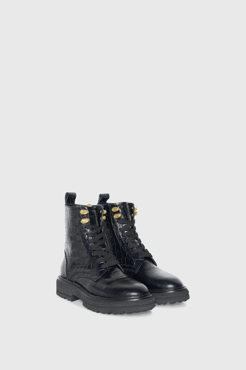 Duke Black Croco