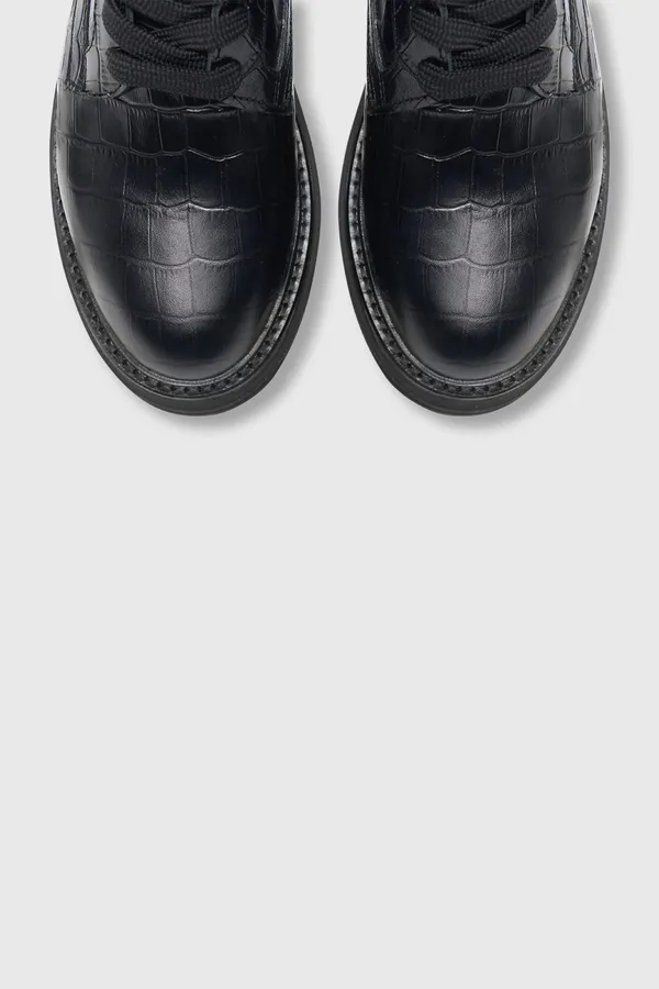 Duke Zwart Croco