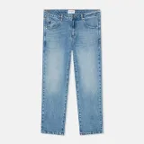 Boyfriend Jeans Dames Mid Rise Blauw 379 Bailey