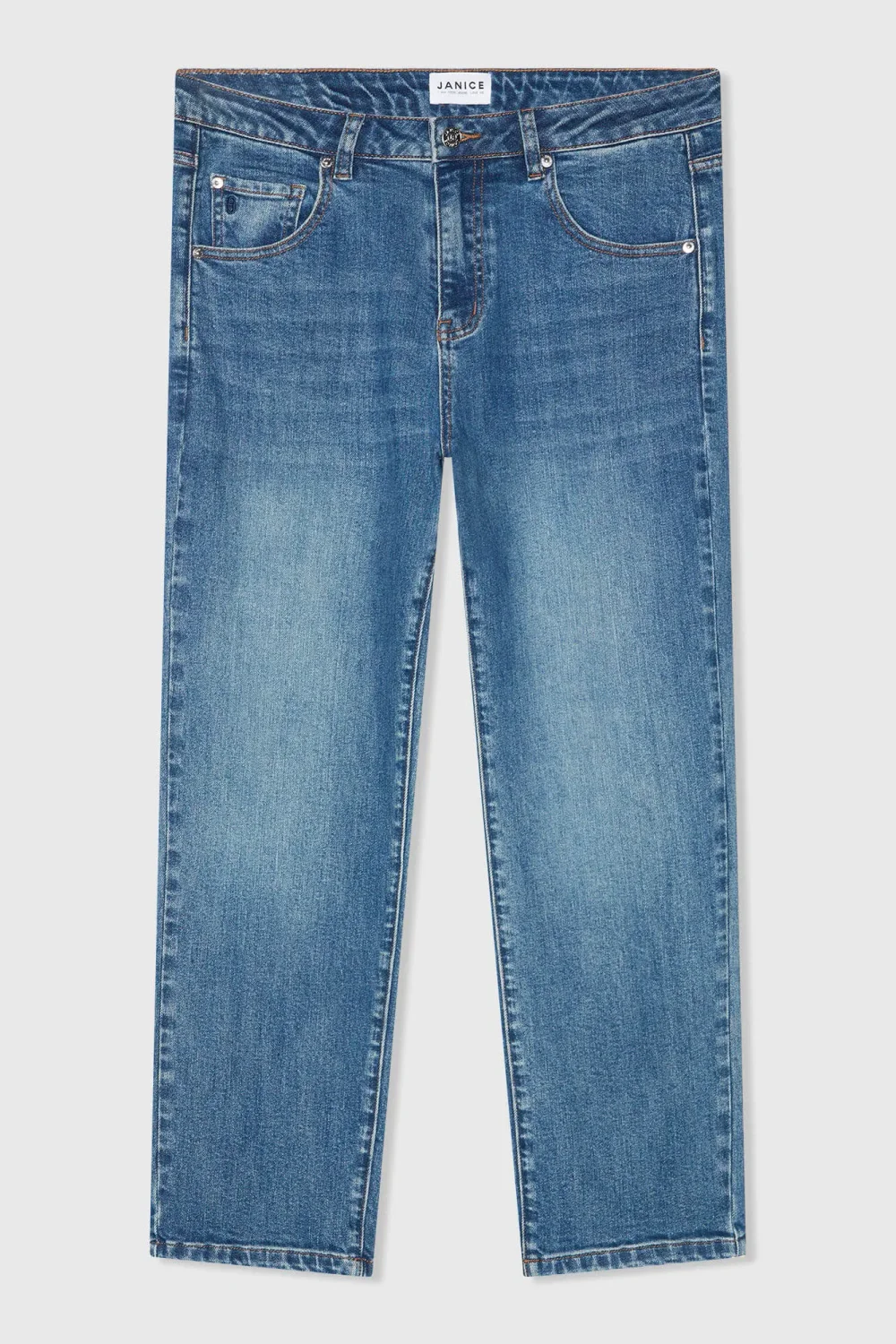 Women's Mid-Rise Boyfriend Jeans, Blue 932 Bailey
