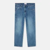 Boyfriend Jeans Dames Mid Rise Blauw 932 Bailey