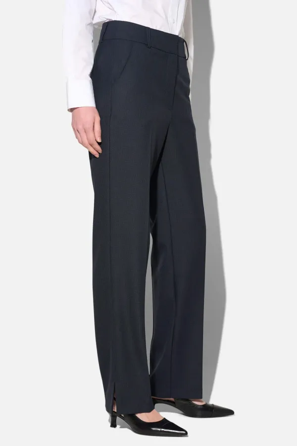 Broek Dames Blauw Ruit Marc