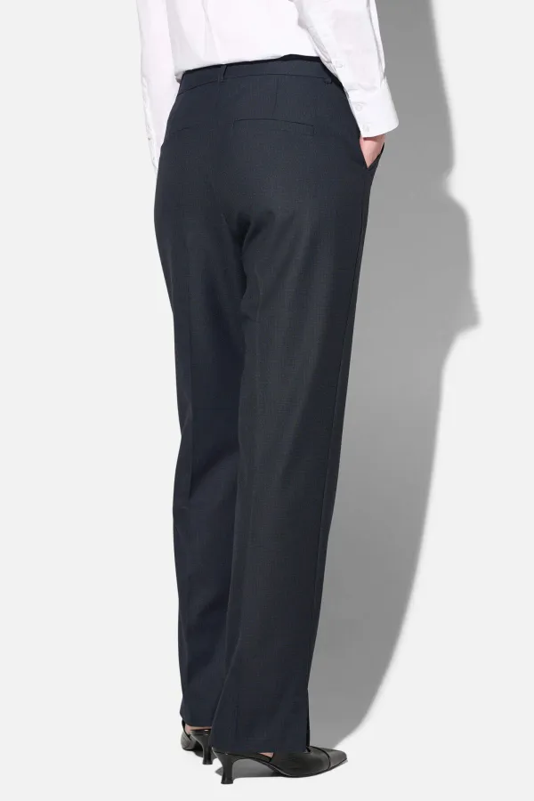 Broek Dames Blauw Ruit Marc