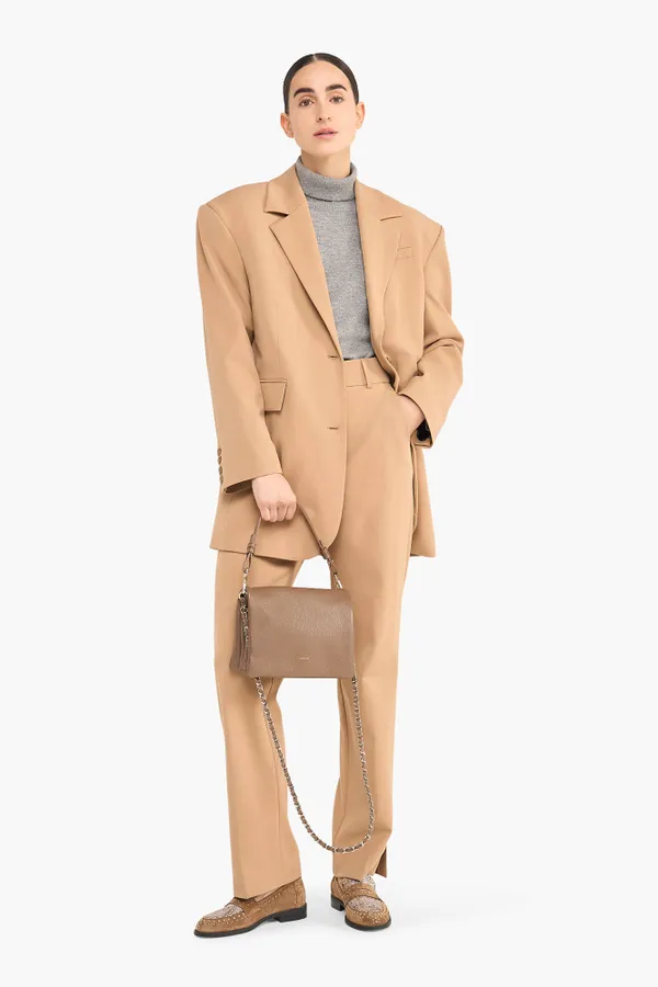 Women's Split-Front Pants Marc Beige