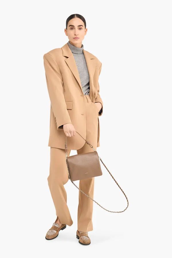 Women's Split-Front Pants Marc Beige