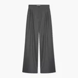 Broek Dames Wijde Pijp Dollar Grijs