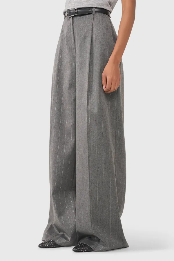 Mel Gray Stripe Lurex