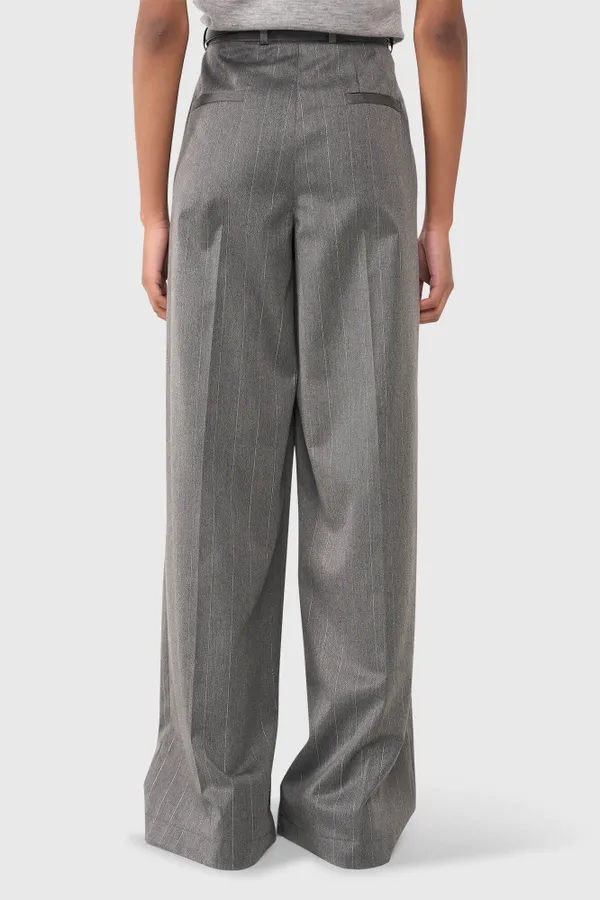 Mel Gray Stripe Lurex