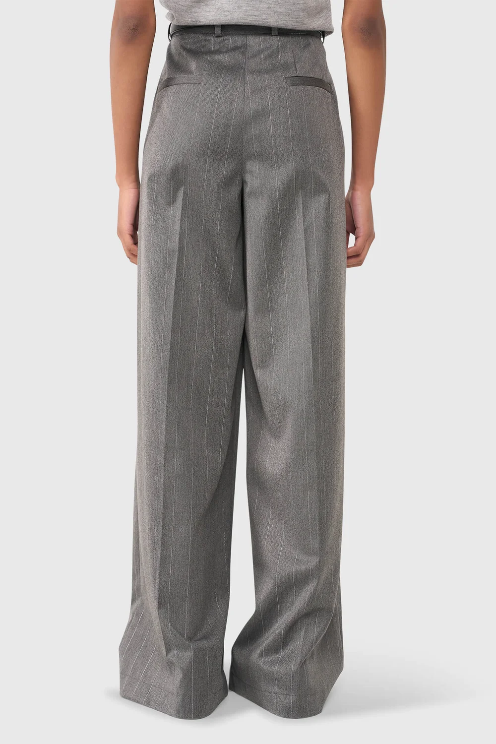 Mel Gray Stripe Lurex