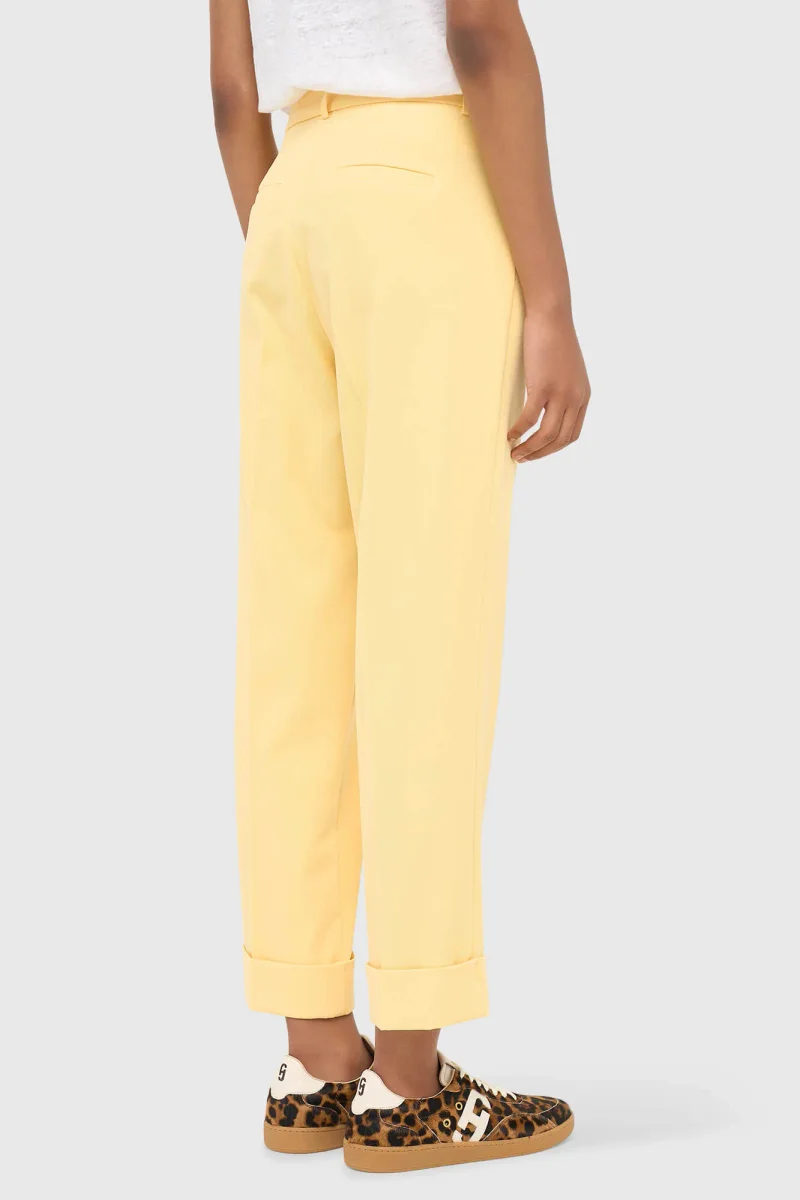 Damenhose mit Seitentaschen, Sean, Gelb