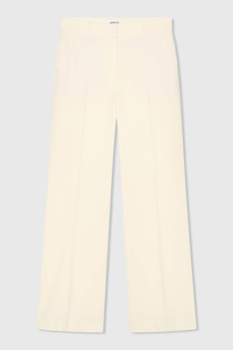 Women's Wide-Leg Pants Emil Off-White
