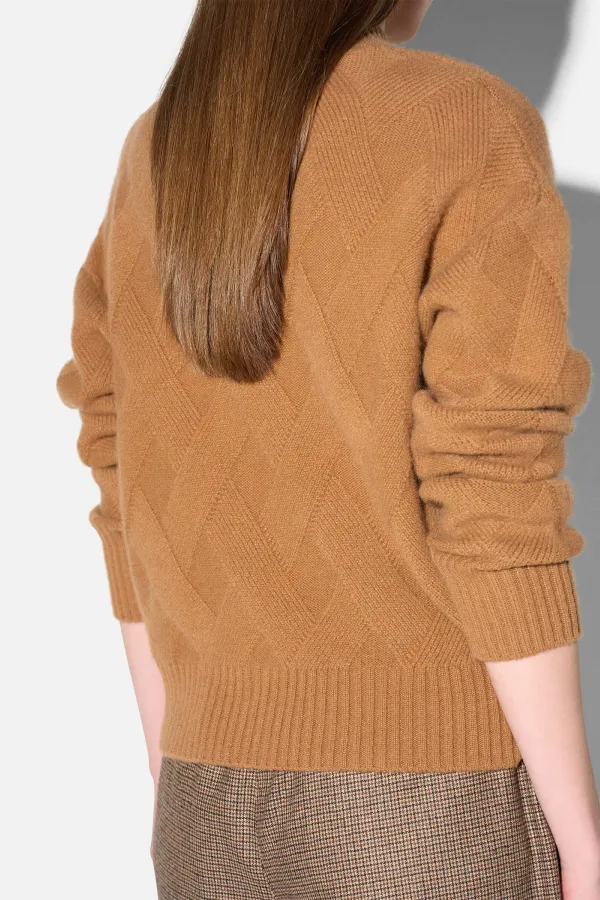 Camel Cashmere Dames Trui Taron