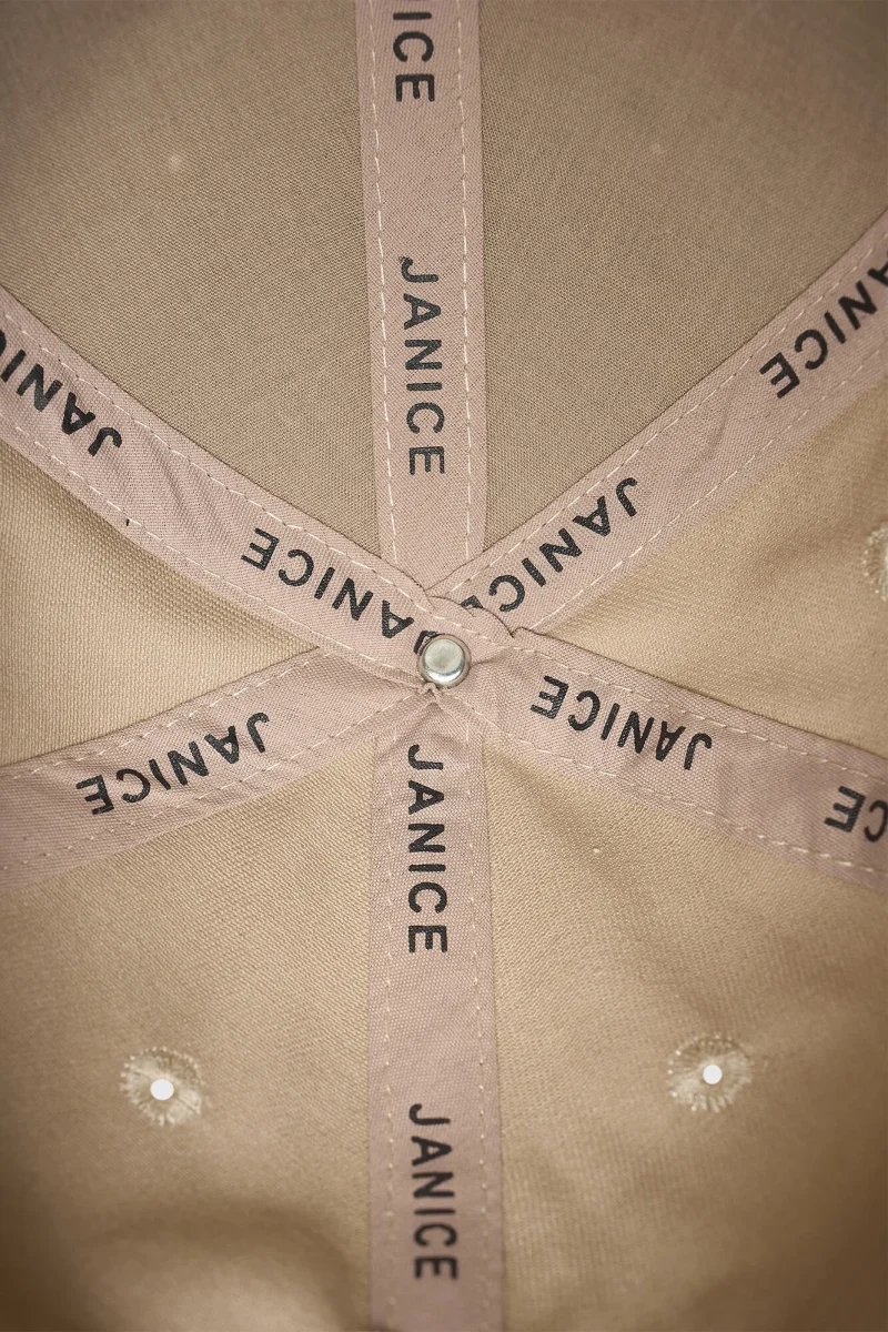 Damen-Kappe mit Logo, Jeff, beige