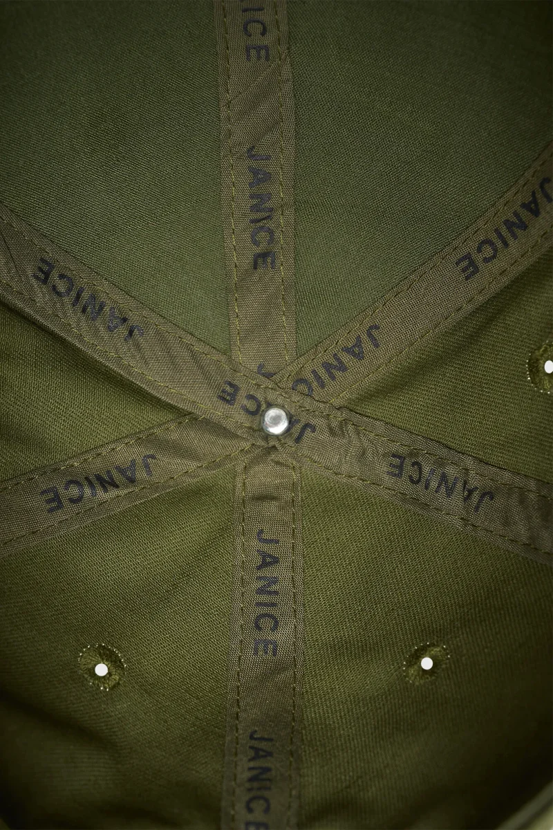 Damen-Kappe mit Logo, Jeff, grün