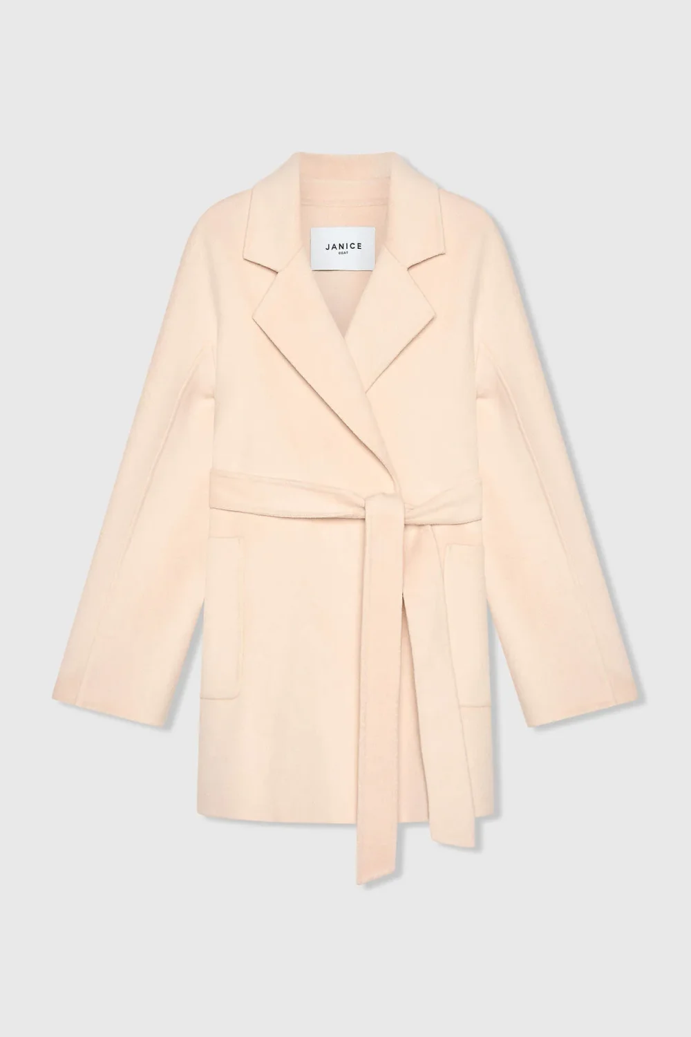 Women's Double-Faced Cashmere Coat Calvin Peach