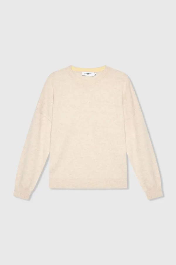 Women's Cashmere Sweater Lewis Beige