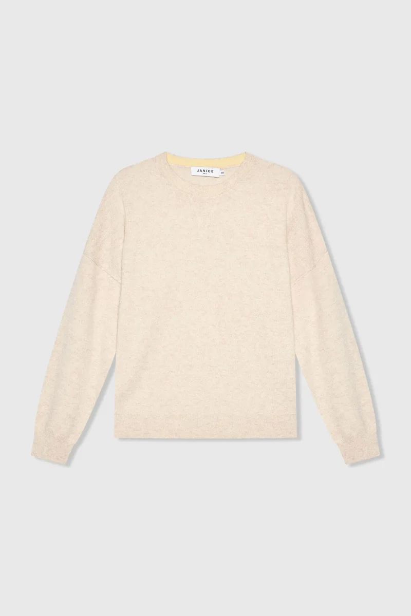 Women's Cashmere Sweater Lewis Beige