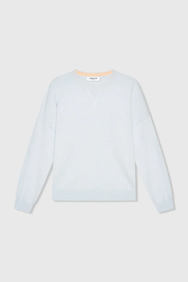 Women's Cashmere Sweater Lewis Light Blue