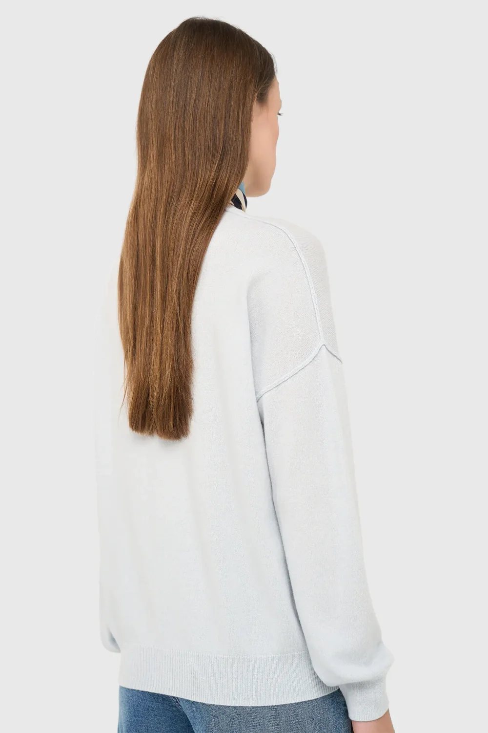Women's Cashmere Sweater Lewis Light Blue