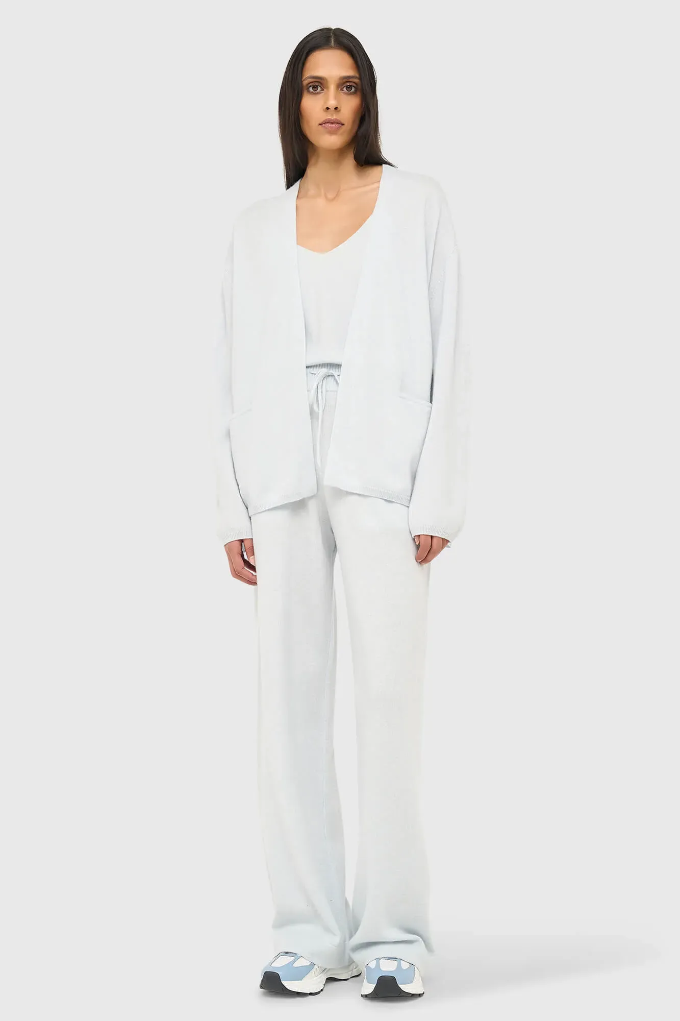 Cashmere Dames Vest Blade Blauw