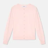 Cashmere Dames Vest Roze Lucas