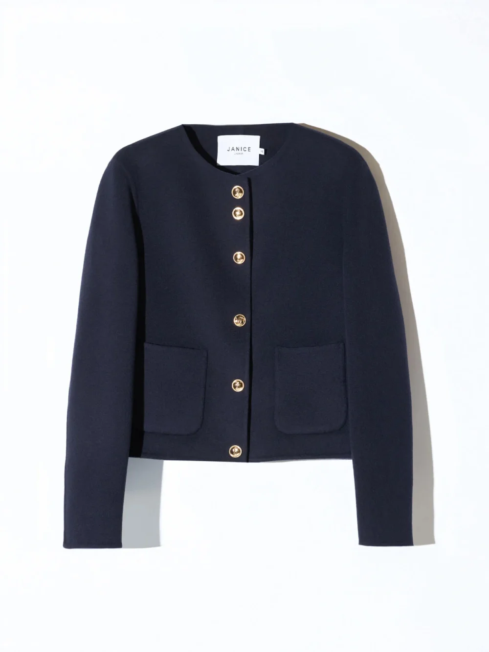 Cashmere Jack Dames Kort Vince Double Faced Blauw