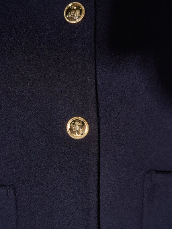 Cashmere Jack Dames Kort Vince Double Faced Blauw
