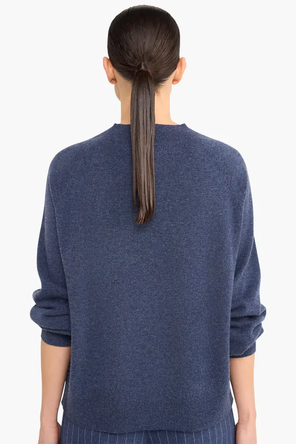 Cashmere Trui Dames Harvey Blauw