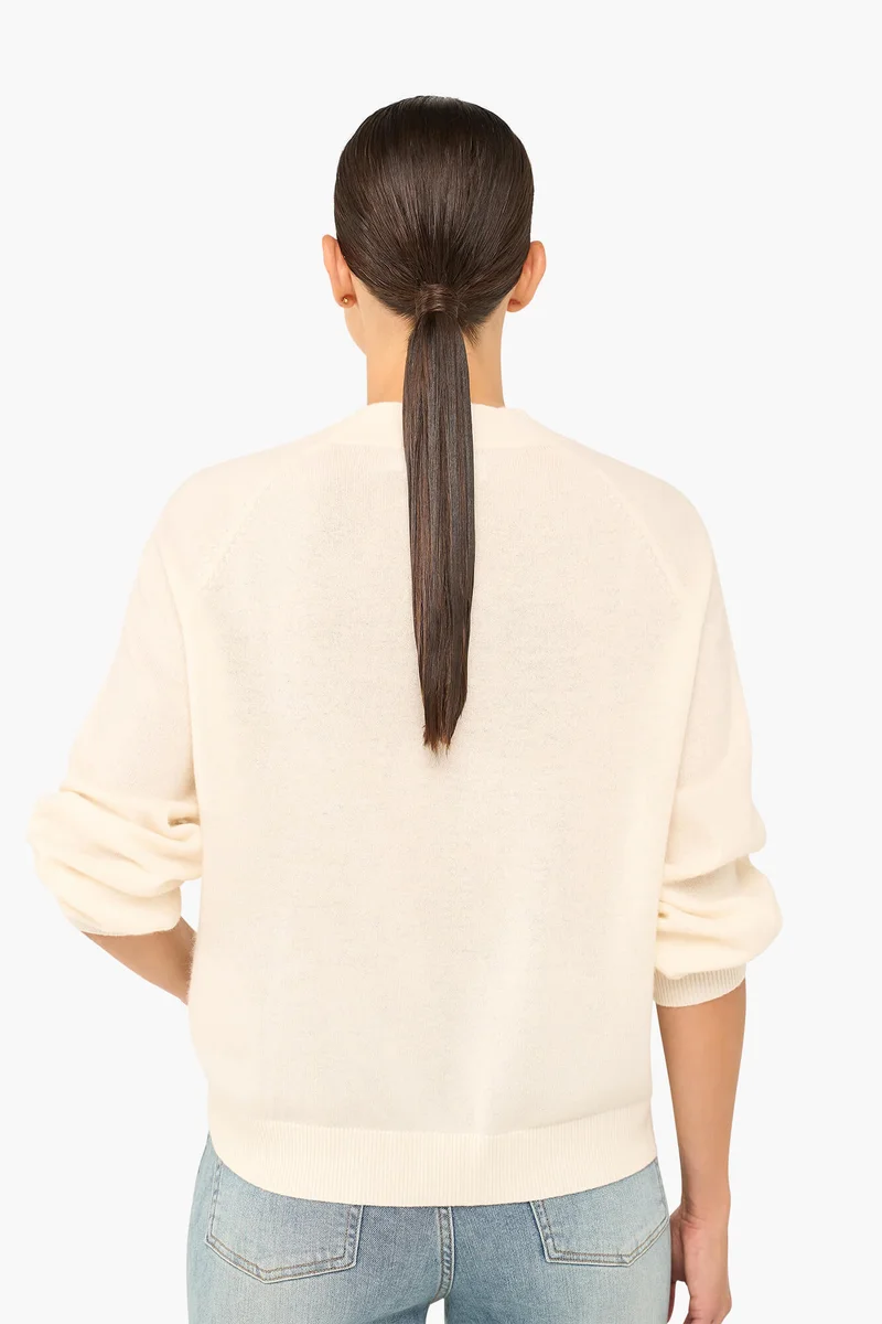 Cashmere Trui Dames Harvey Off White