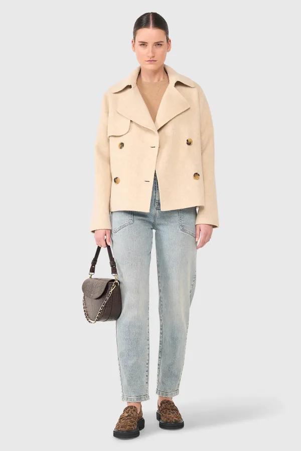 Devon Leopard-Print Suede