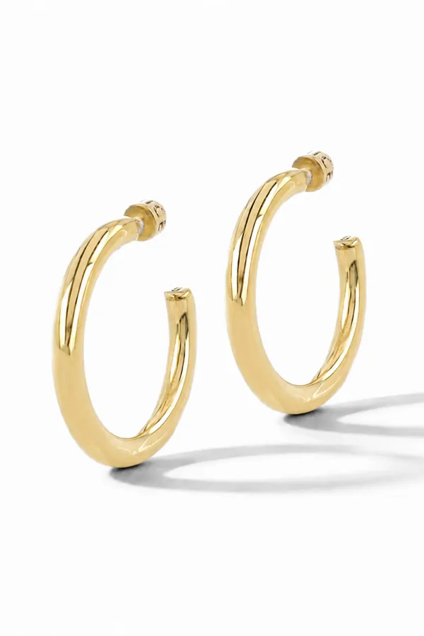 Gouden Oorbellen Hoops Creolen Harlem Large