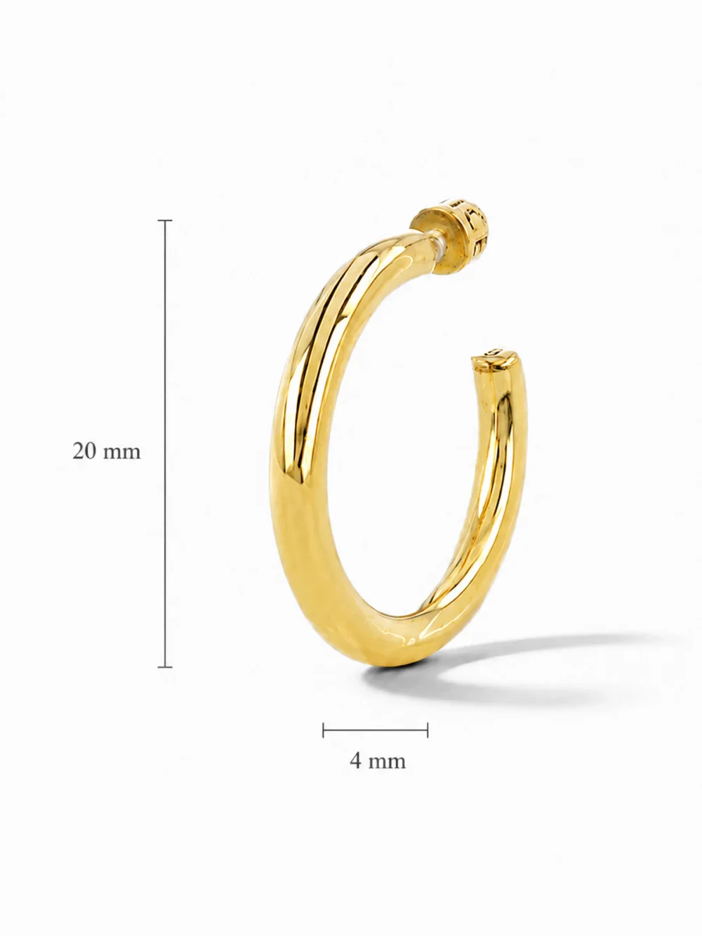 Gouden Oorbellen Hoops Creolen Harlem Small