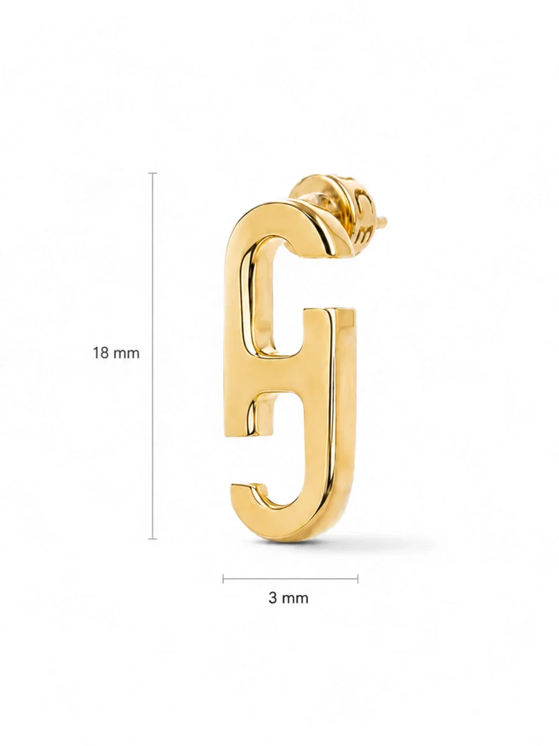 Gouden Oorbellen Stekers Studs Trophy Small