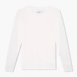 Linnen Shirt Dames Lange Mouw Ryan Wit