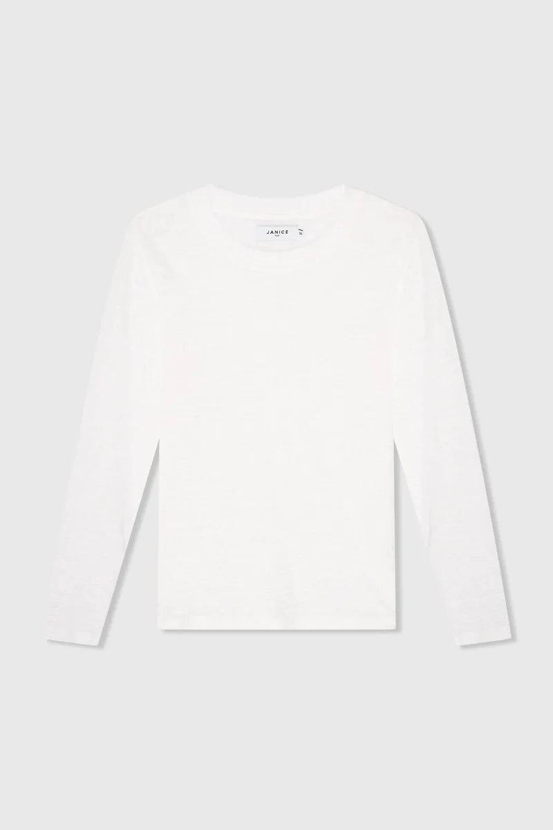 Women's Long-Sleeve Linen Shirt Ryan White