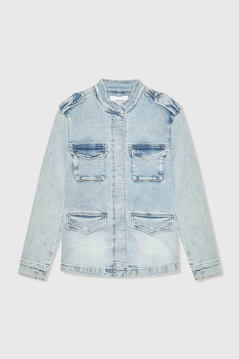 Jeansjacke für Damen, Dwayne, Blau, Größe 565