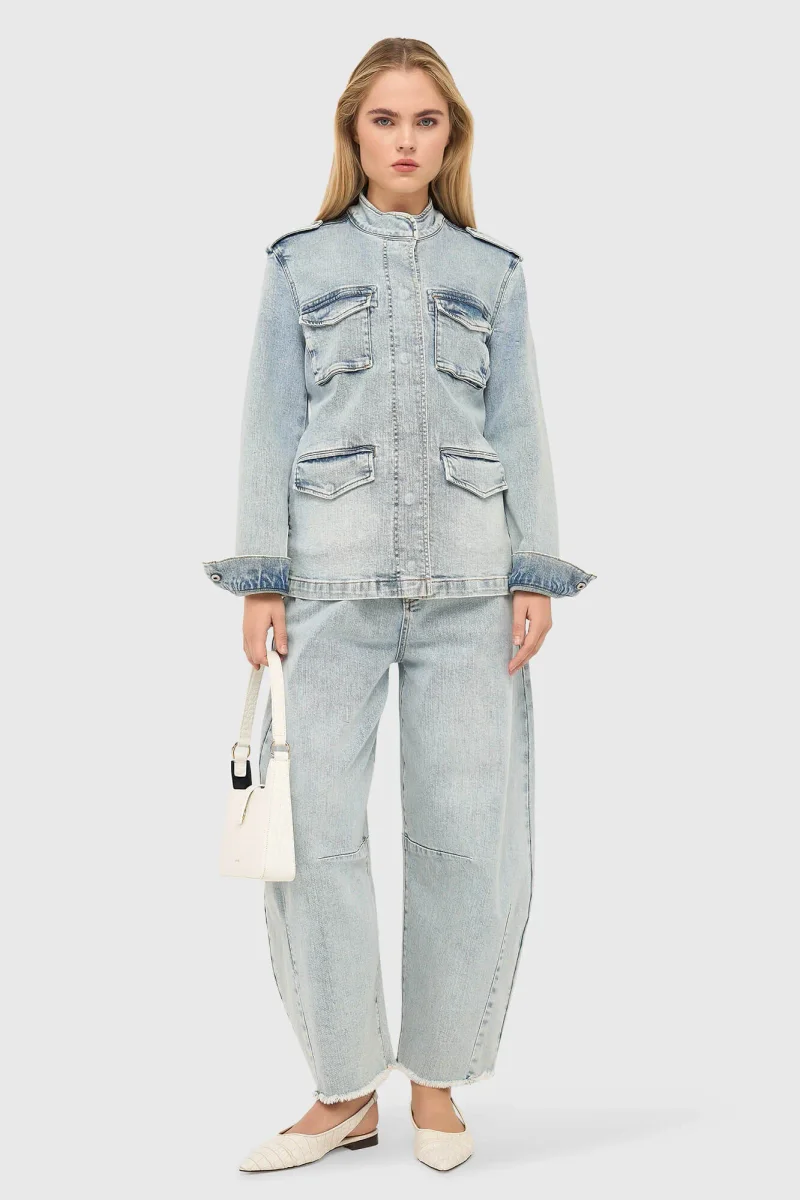 Jeansjacke für Damen, Dwayne, Blau, Größe 565